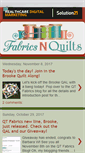 Mobile Screenshot of fabricsnquilts.blogspot.com