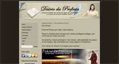 Desktop Screenshot of diariodaprofecia.blogspot.com