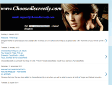 Tablet Screenshot of choosediscreetly.blogspot.com