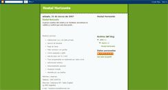 Desktop Screenshot of hostalhorizonte.blogspot.com