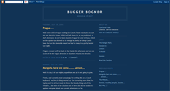 Desktop Screenshot of buggerbognor.blogspot.com