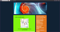 Desktop Screenshot of 0959matematicas.blogspot.com