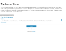 Tablet Screenshot of islesofcatan.blogspot.com