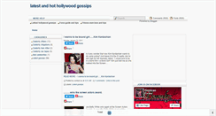 Desktop Screenshot of latesthollywoodgossips.blogspot.com