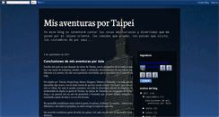 Desktop Screenshot of misaventurasportaipei.blogspot.com