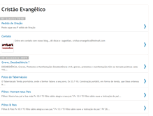 Tablet Screenshot of cristao-evangelico.blogspot.com