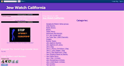 Desktop Screenshot of jewwatchcalifornia.blogspot.com