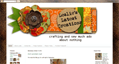 Desktop Screenshot of leslieslatestcreations.blogspot.com