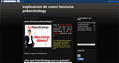 Desktop Screenshot of mipokerstrategy.blogspot.com