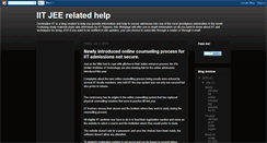 Desktop Screenshot of destination-iit.blogspot.com