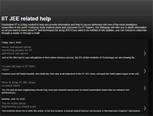 Tablet Screenshot of destination-iit.blogspot.com