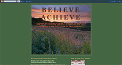 Desktop Screenshot of believeachievesucceed.blogspot.com