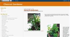 Desktop Screenshot of chennaigardener.blogspot.com