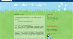 Desktop Screenshot of matusicastrikesagain.blogspot.com