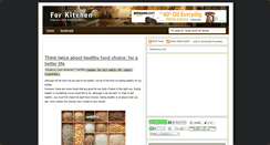 Desktop Screenshot of forkitchen.blogspot.com