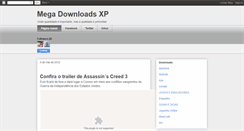 Desktop Screenshot of megadownloadsxp.blogspot.com