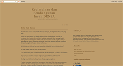 Desktop Screenshot of densapembangunaninsan.blogspot.com