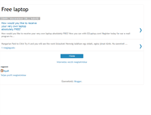 Tablet Screenshot of freelaptopforum.blogspot.com