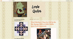 Desktop Screenshot of littlequilts.blogspot.com