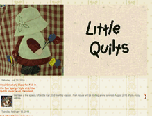Tablet Screenshot of littlequilts.blogspot.com