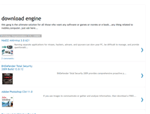Tablet Screenshot of downloadengine.blogspot.com