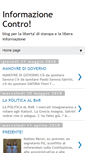 Mobile Screenshot of informazionecontro.blogspot.com