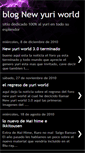 Mobile Screenshot of newyuriworld.blogspot.com
