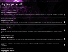 Tablet Screenshot of newyuriworld.blogspot.com