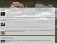 Tablet Screenshot of lavidaesbellaenelamordedios.blogspot.com