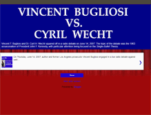 Tablet Screenshot of bugliosi-vs-wecht.blogspot.com