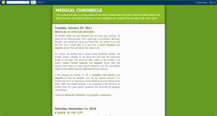 Desktop Screenshot of medicalchronicle.blogspot.com