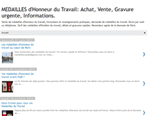 Tablet Screenshot of medailles-du-travail.blogspot.com