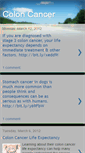 Mobile Screenshot of coloncancerlifeexpectancy.blogspot.com