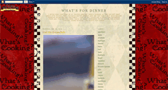 Desktop Screenshot of itswhats4dinner.blogspot.com