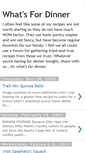 Mobile Screenshot of itswhats4dinner.blogspot.com