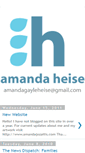 Mobile Screenshot of amandaheise.blogspot.com
