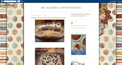 Desktop Screenshot of mybakingadventures.blogspot.com