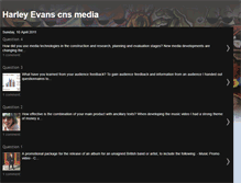 Tablet Screenshot of harleyevanscnsmedia.blogspot.com