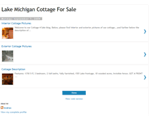 Tablet Screenshot of lakemichigancottage4sale.blogspot.com