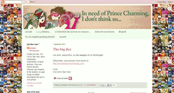 Desktop Screenshot of inneedofprincecharming.blogspot.com