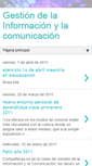 Mobile Screenshot of gestiondelainformacionylacomunicacion.blogspot.com