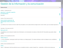 Tablet Screenshot of gestiondelainformacionylacomunicacion.blogspot.com