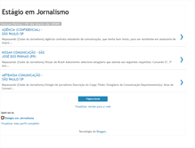 Tablet Screenshot of estagiojornalismo.blogspot.com