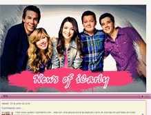 Tablet Screenshot of novidadesdeicarly.blogspot.com