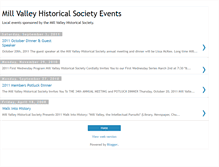 Tablet Screenshot of millvalleyhistoricalsociety.blogspot.com