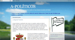 Desktop Screenshot of a-polticos.blogspot.com