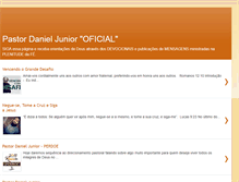 Tablet Screenshot of pastordanieljunior.blogspot.com