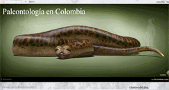 Desktop Screenshot of lapaleontologiaencolombia.blogspot.com