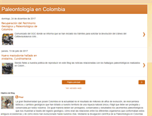 Tablet Screenshot of lapaleontologiaencolombia.blogspot.com
