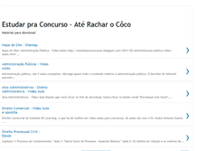 Tablet Screenshot of estudarpraconcurso.blogspot.com